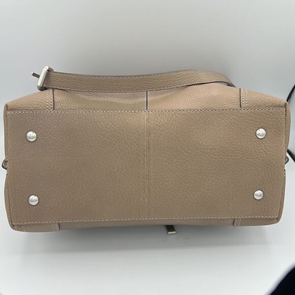 NWT Frye Faye Shoulder Bag- Gray/Taupe - Picture 7 of 11